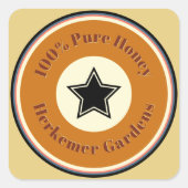Pure Honey Golden Amber Label (Voorkant)