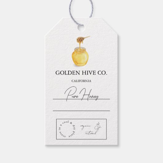 Pure Honey Hang Label Cadeaulabel (Voorkant)