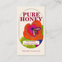 Pure Honey Pop Art Flowers