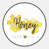 Pure honing etiketten (Voorkant)