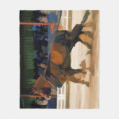 Pure Horsepower - Horse Pulling Event Fleece Deken (Voorkant)
