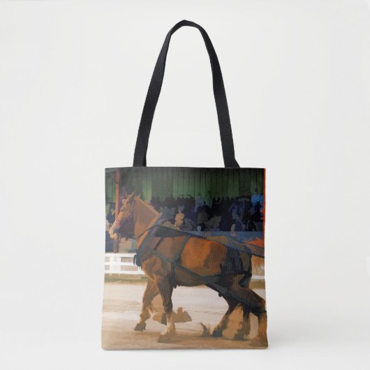 Pure Horsepower - Horse Pulling Event Tote Bag (Voorkant)