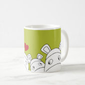 Pure Impossimals® - Prachtige Groen Koffiemok (Voorkant rechts)