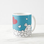 Pure Impossimals® - Skylark Blue Koffiemok (Voorkant rechts)