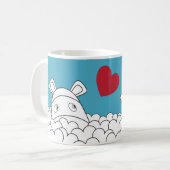 Pure Impossimals® - Skylark Blue Koffiemok (Voorkant links)