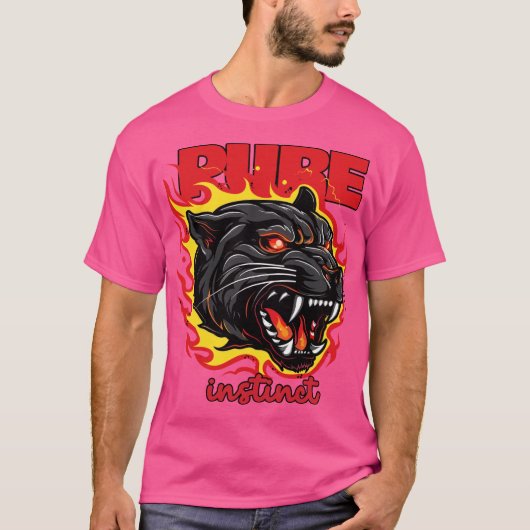 Pure Instinct Panther T-Shirt (Voorkant)