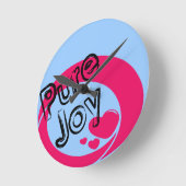 Pure Joy Clock Ronde Klok (Hoek)
