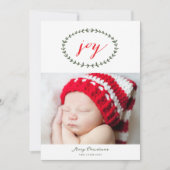 Pure Joy Holiday-fotokaart Feestdagenkaart (Voorkant)