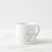 pure JOY - oude cloud - kersteditie groen - Espresso Kop (Voorkant rechts)