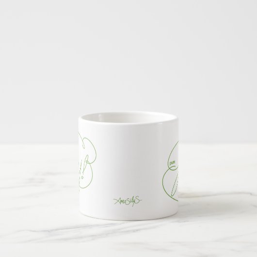 pure JOY - oude cloud - kersteditie groen - Espresso Kop (Voorkant)