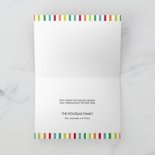 Pure Joy Vakantie Groet Kaart (Binnen)