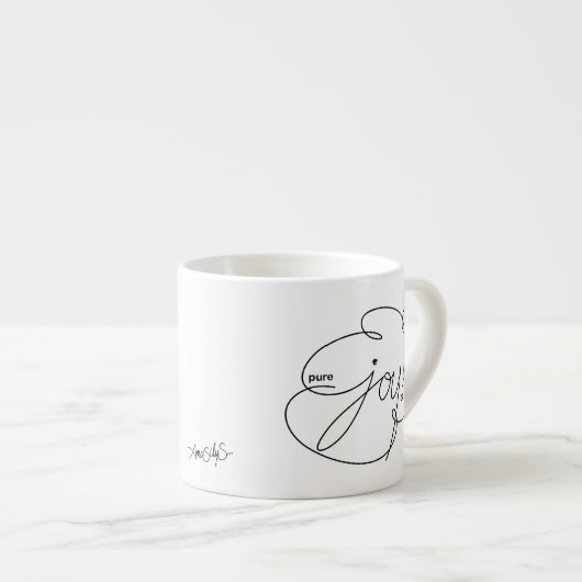 pure JOY - Vette wolken Espresso Kop (Voorkant rechts)