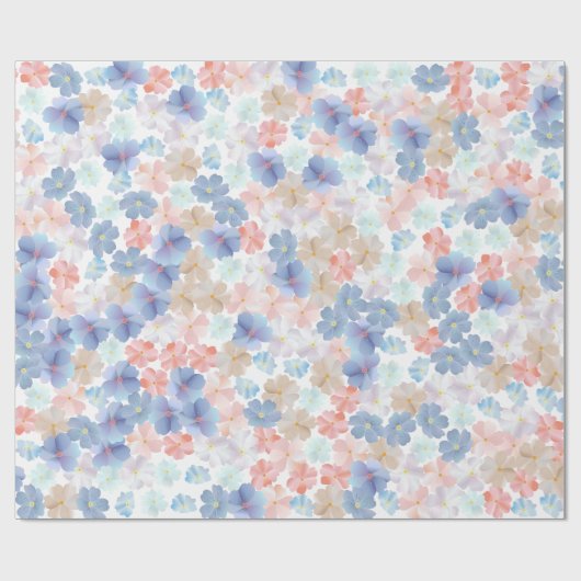 Pure liefde als een bloem cadeaupapier (Vlak)