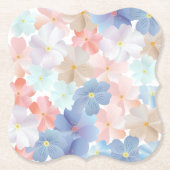 Pure liefde als een bloem kartonnen onderzetters (Voorkant)