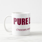Pure liefde - kiest iedereen - Eenvoudig design Koffiemok (Links)