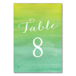 Pure Liefde Tafelnummer Kaarten / Limoen Emerald