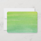 Pure Liefde Waterverf Bruiloft RSVP / Limoen Emera (Achterkant)