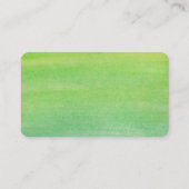 Pure Liefde Waterverf Registry Kaarten / Limoen Em (Achterkant)