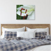 Pure Lily 20 x 16 Canvas Print (Insitu (Slaapkamer))