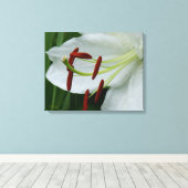Pure Lily 20 x 16 Canvas Print (Insitu (Houten vloer))