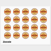 Pure Local Creamed Honey Jar Ronde Sticker (Vel)