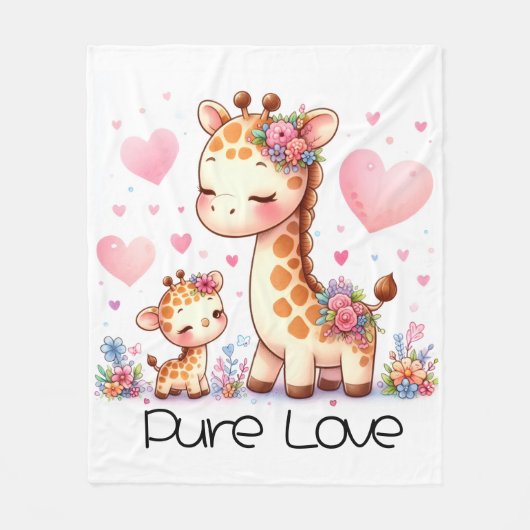 Pure Love Fleece Deken (Voorkant)