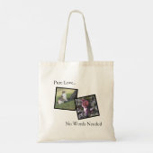 Pure Love Huisdierliefhebber Custom Tote Tas (Achterkant)
