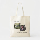 Pure Love Huisdierliefhebber Custom Tote Tas (Voorkant)