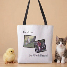 Pure Love Huisdierliefhebber Custom Tote Tas