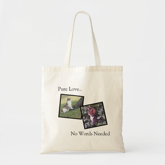 Pure Love Pet Lover Custom Tote Bag (Voorkant)