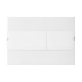 Pure Love Waterverf Flower Uitnodigingen Wikkel (Achterkant Voorbeeld)