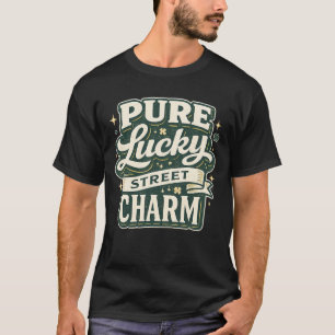Pure Lucky Charm - Retro 70s St. Patrick's Day Kun T-shirt