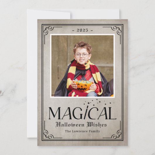 Pure Magic Fun Halloween fotokaart Kaart (Voorkant)