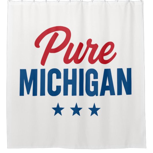 Pure Michican Classic Douchegordijn (Voorkant)