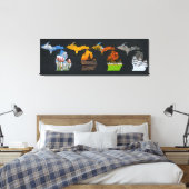 Pure Michigan Four Seasons Canvas Afdruk (Insitu (Slaapkamer))