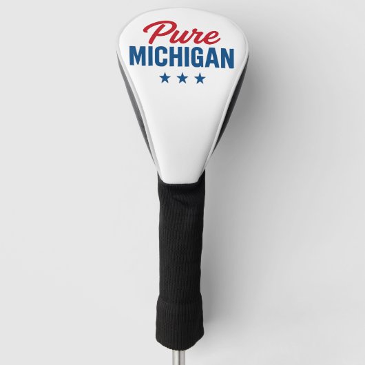 Pure Michigan Golf Driver Hoesje Golfheadcover (Voorkant)