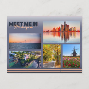 Pure Michigan-oriëntatiepunten Briefkaart