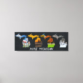 Pure Michigan Seasons Artwork Canvas Print (Voorkant)