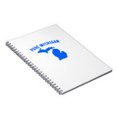 Pure Michigan Vacation Water Lake Fun Gift Idee Notitieboek (Rechterzijde)