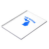 Pure Michigan Vacation Water Lake Fun Gift Idee Notitieboek (Linkerzijde)