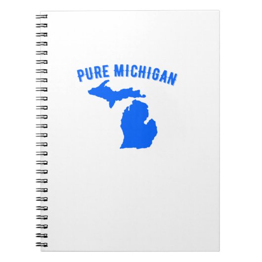 Pure Michigan Vacation Water Lake Fun Gift Idee Notitieboek (Voorkant)
