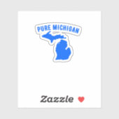 Pure Michigan Vacation Water Lake Fun Gift Idee Sticker (Vel)
