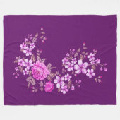 Pure Natuur - Zomer van de Rozen 2 Fleece Deken (Voorkant (Horizontaal))