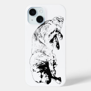 Pure Outline Steadiness Brengt Helderheid iPhone 15 Case