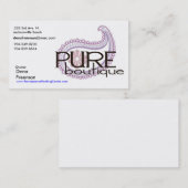 Pure Paisley Logo, Dena Freeman, 228 3rd Ave. N. Visitekaartje (Voorkant / Achterkant)