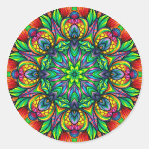 Pure Paradise Mandala Ronde Sticker