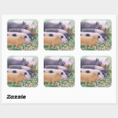 Pure Pleasure Vierkante Sticker (Vel)