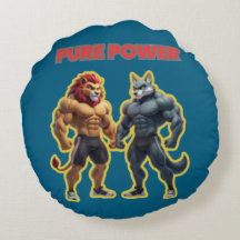 Pure Power – Sterk Dieren Spier Cartoon Ontwerp