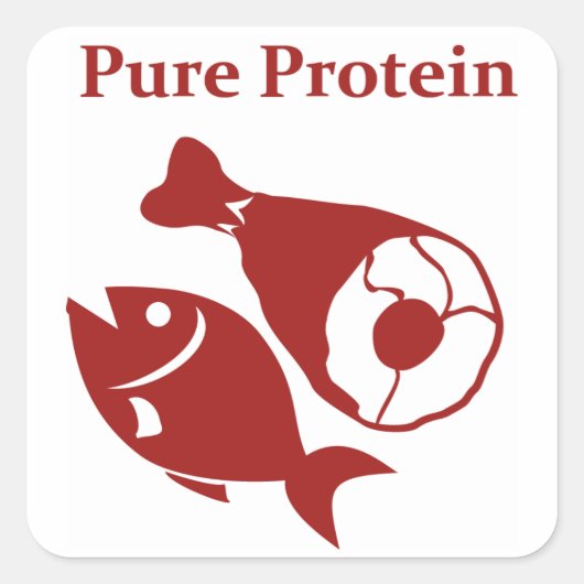 Pure Protein dag sticker (Voorkant)