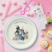 Pure Puppy | Dogs Theme Birthday Party Supply Papieren Bordje (Feest)